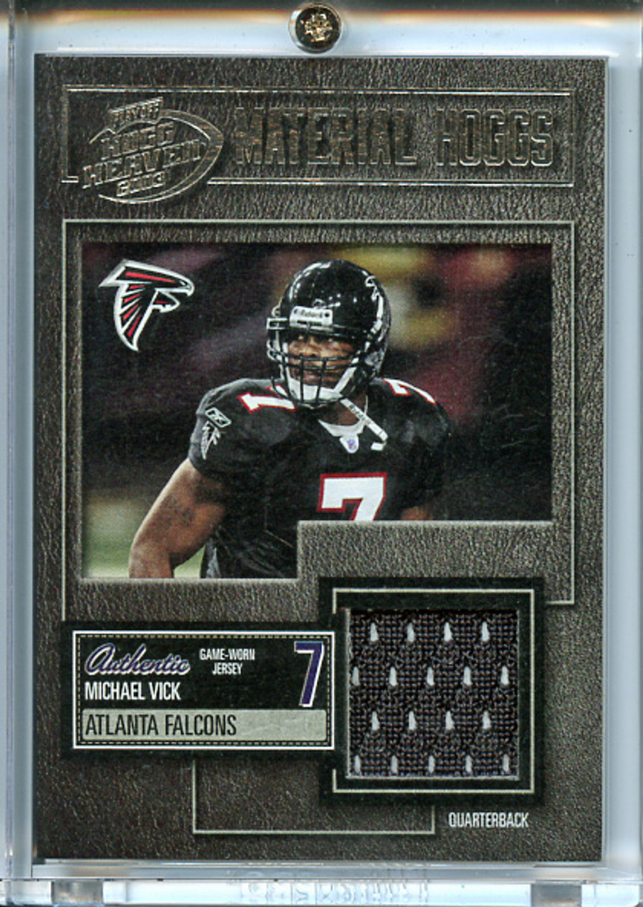 Michael Vick 2003 Playoff Hogg Heaven, Material Hoggs #MH-6 Silver (#072/125)
