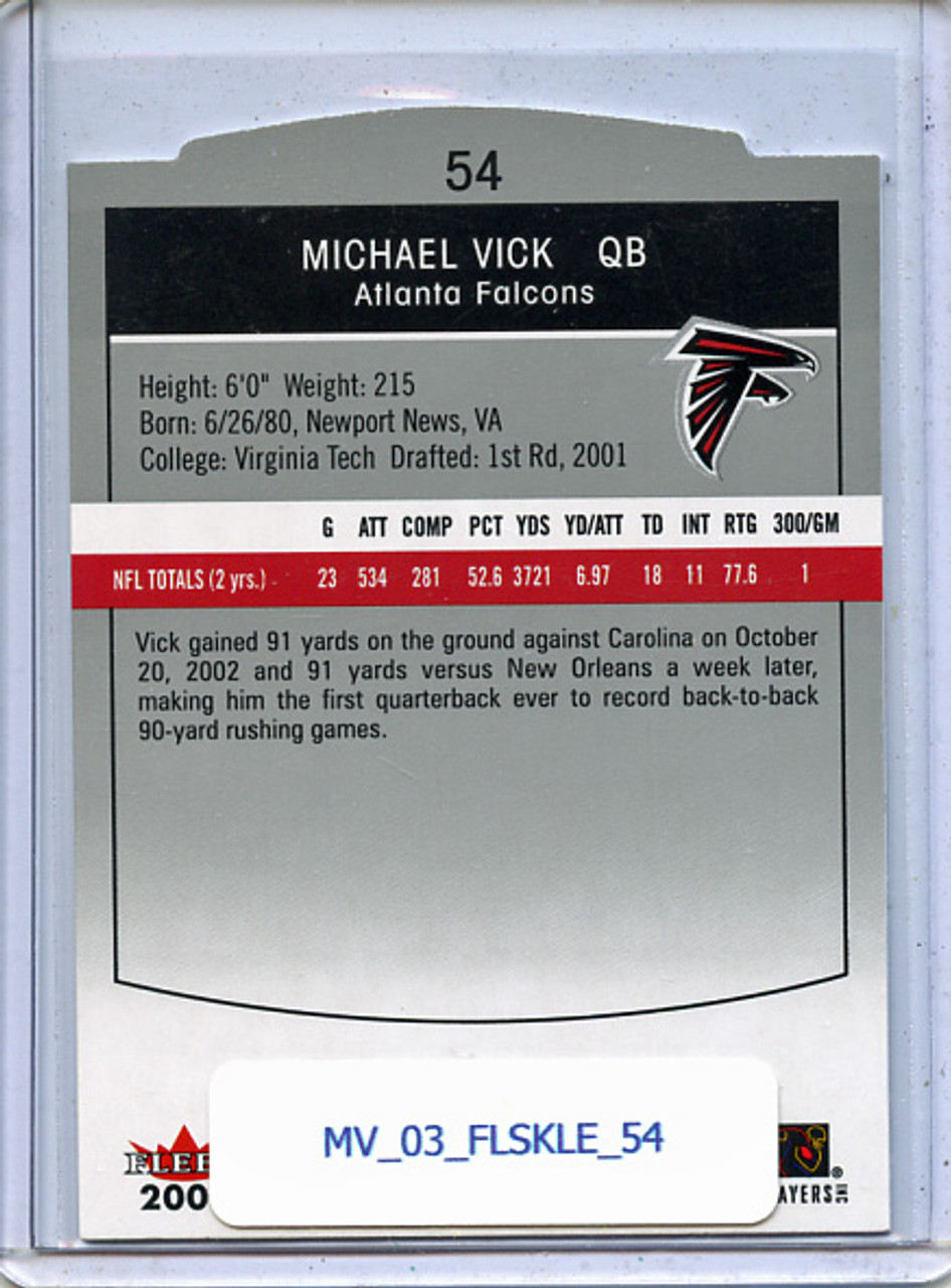 Michael Vick 2003 Skybox Limited Edition #54