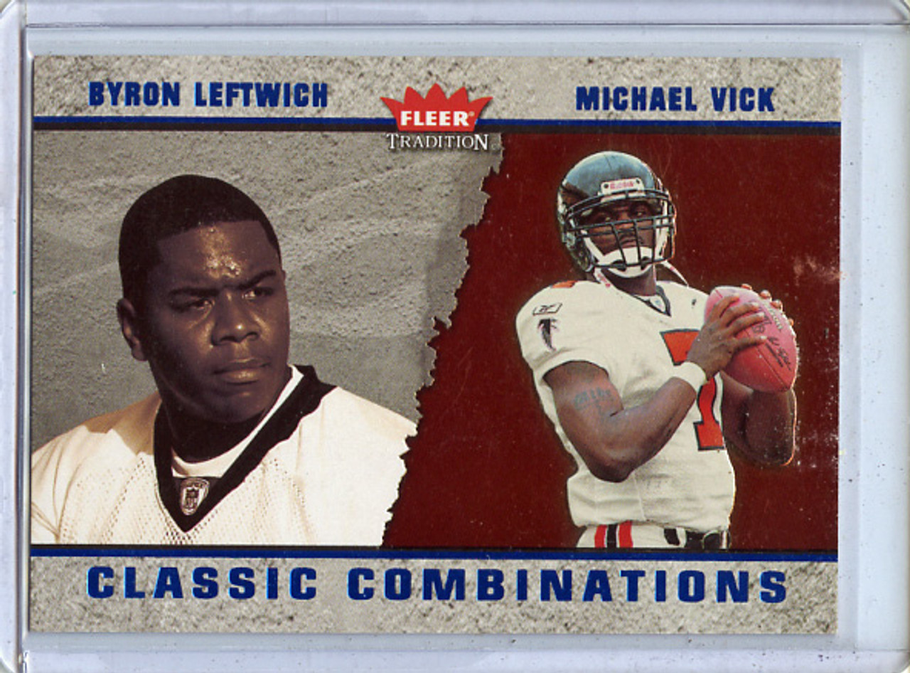 Michael Vick, Byron Leftwich 2003 Tradition, Classic Combinations #CC7 (#0743/1500)
