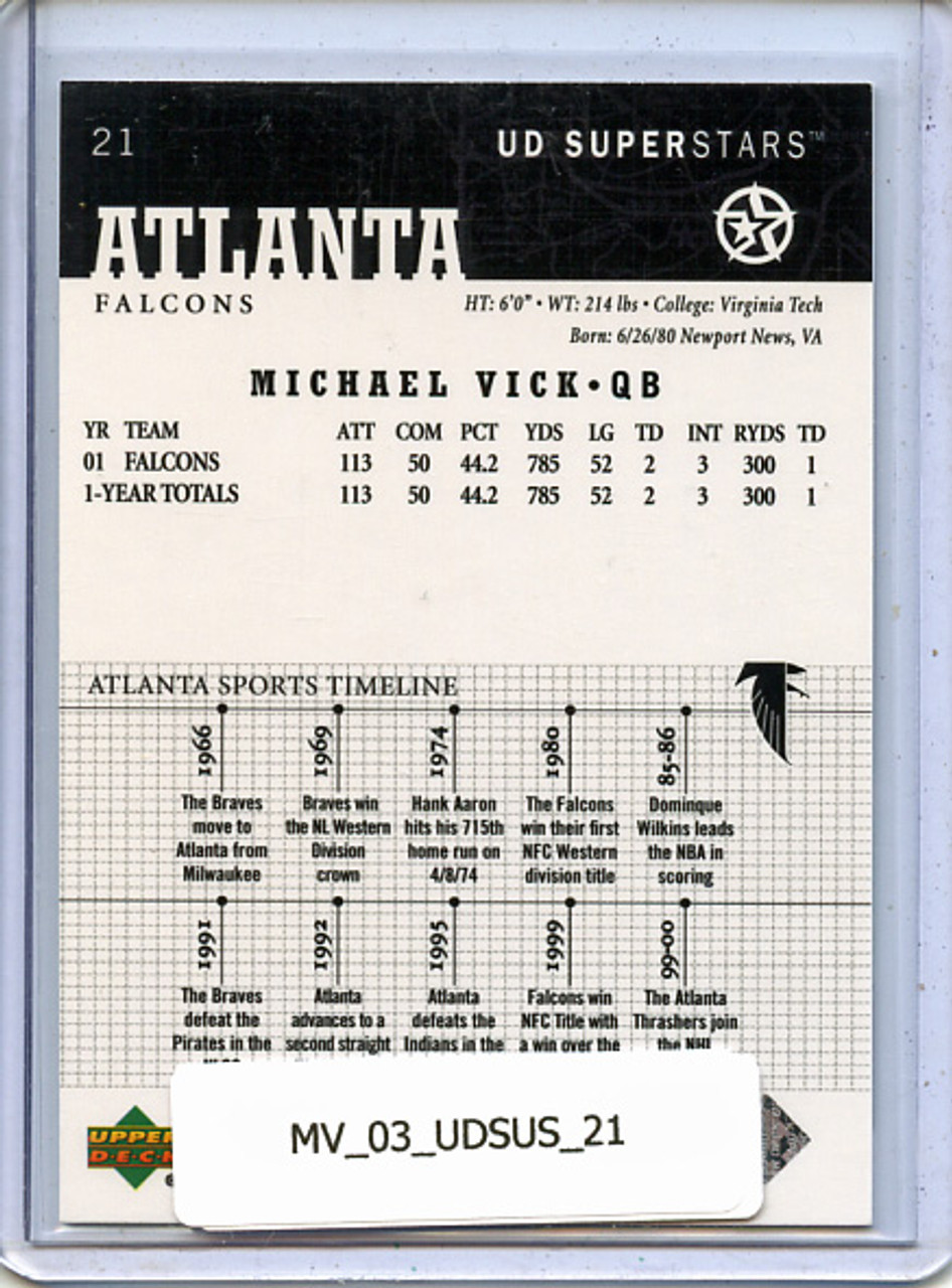 Michael Vick 2003 SuperStars #21