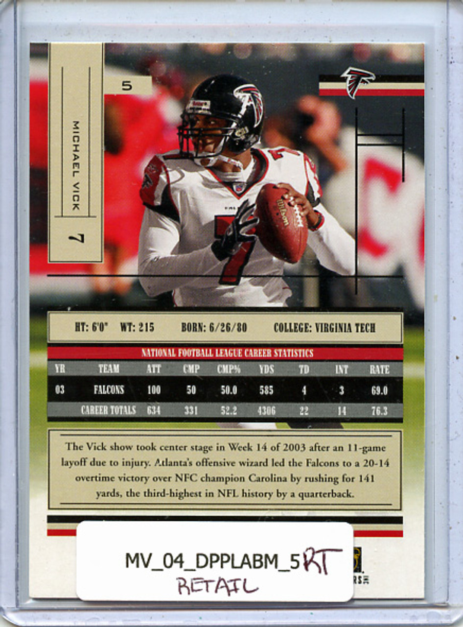 Michael Vick 2004 Playoff Absolute #5 Retail