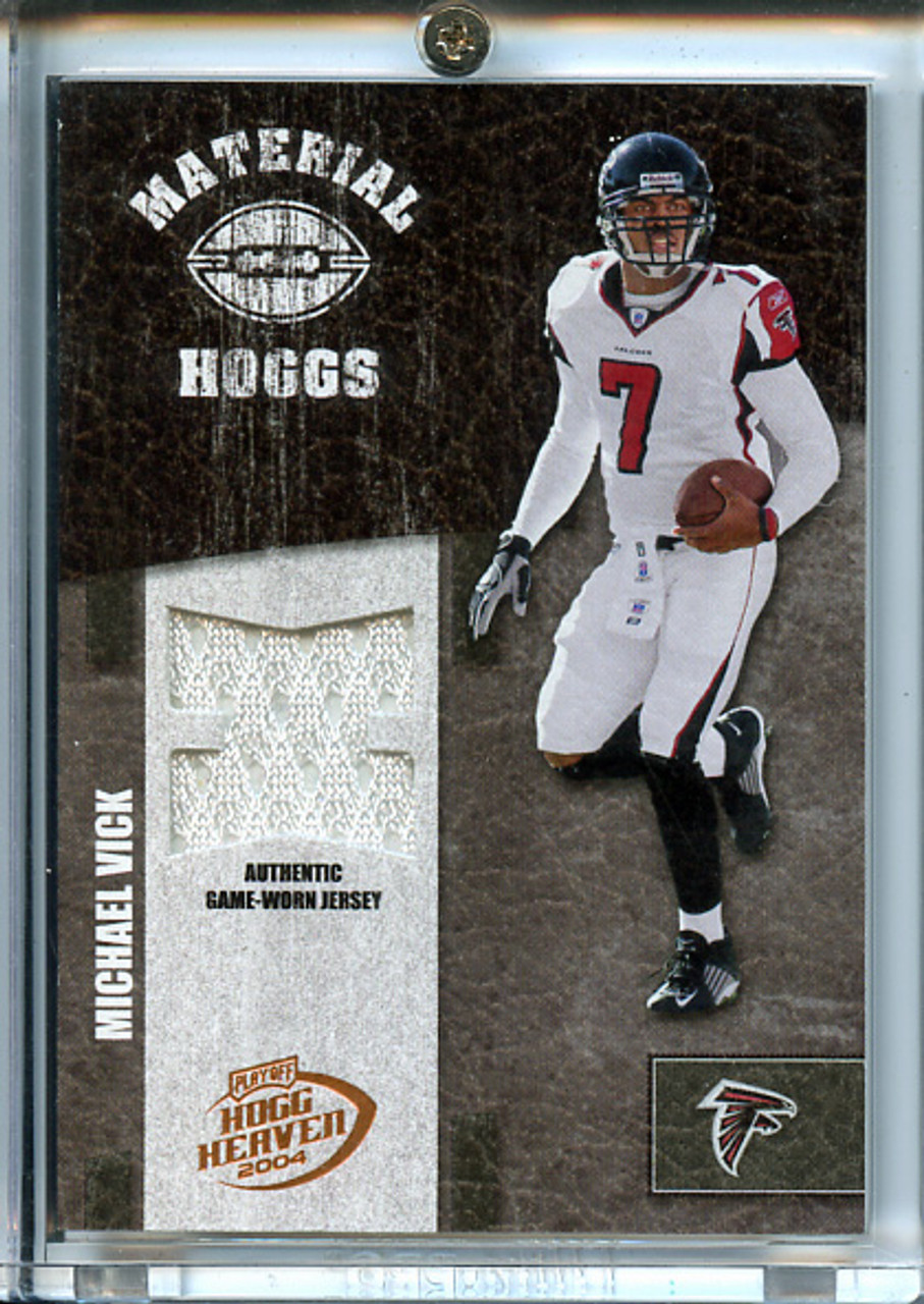 Michael Vick 2004 Playoff Hogg Heaven, Material Hoggs #MH-36 Bronze (#046/150)
