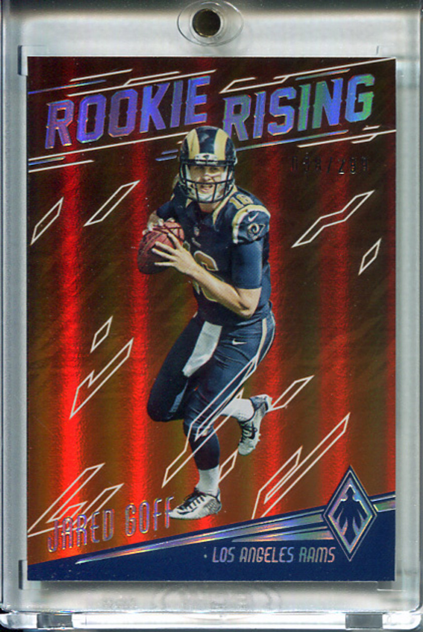 Jared Goff 2016 Phoenix, Rookie Rising #RR-JG Orange (#038/299)