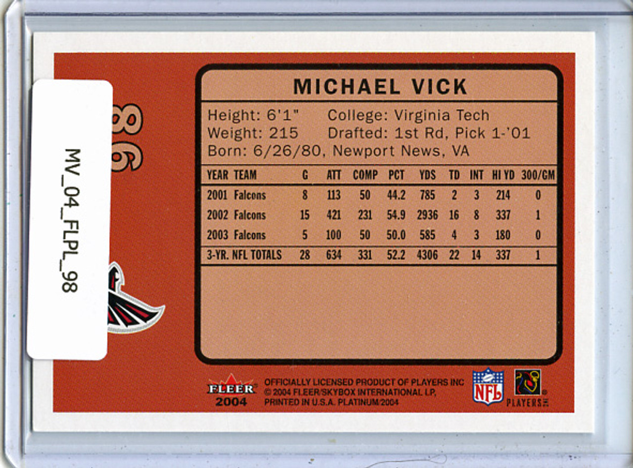 Michael Vick 2004 Platinum #98