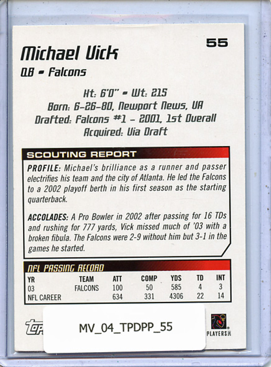 Michael Vick 2004 Draft Picks & Prospects #55