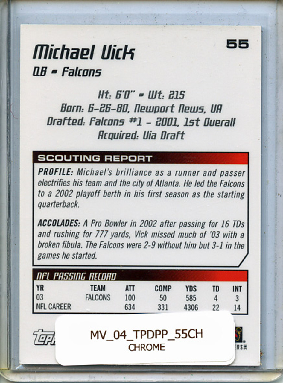 Michael Vick 2004 Draft Picks & Prospects #55 Chrome