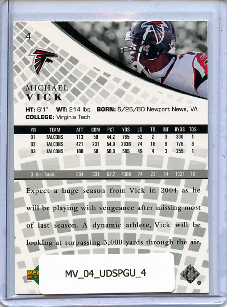 Michael Vick 2004 SP Game Used #4