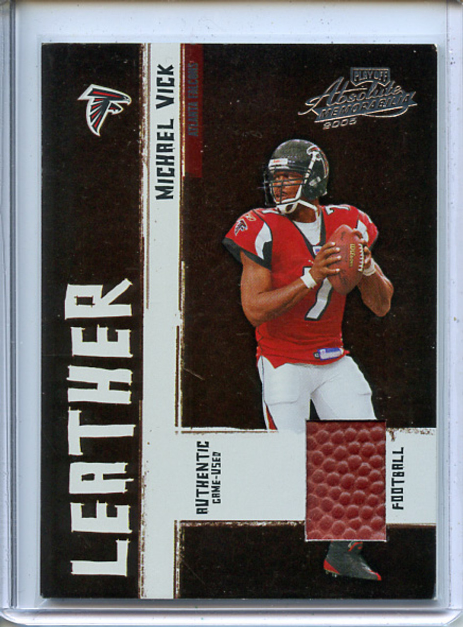 Michael Vick 2005 Playoff Absolute, Leather #LL-8 (#118/250)