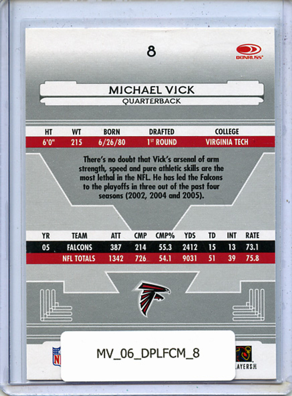 Michael Vick 2006 Leaf Certified Materials #8