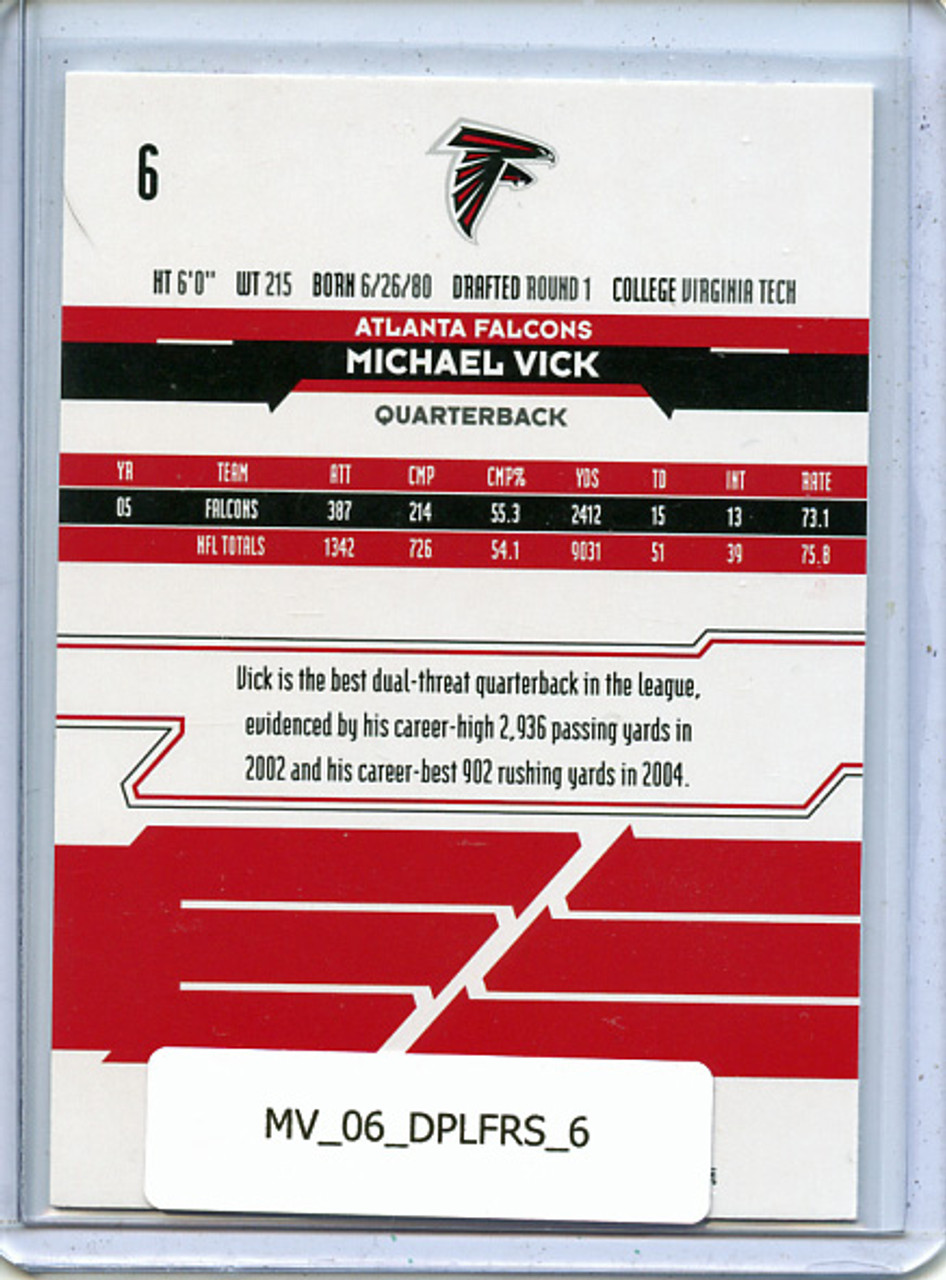 Michael Vick 2006 Leaf Rookies & Stars #6