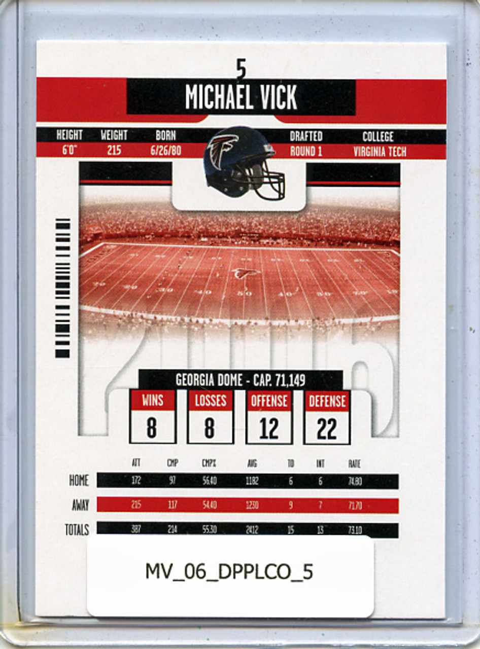 Michael Vick 2006 Playoff Contenders #5