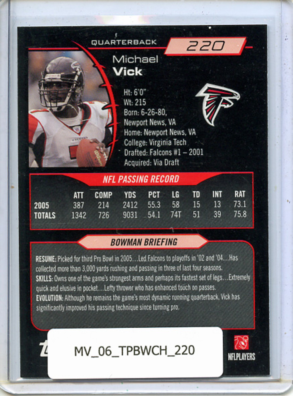 Michael Vick 2006 Bowman Chrome #220