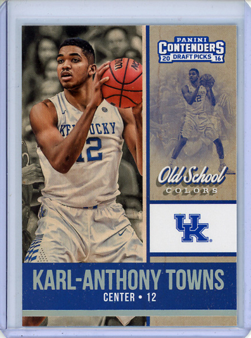 Karl-Anthony Towns 2016-17 Contenders Draft Picks, Old School Colors #11
