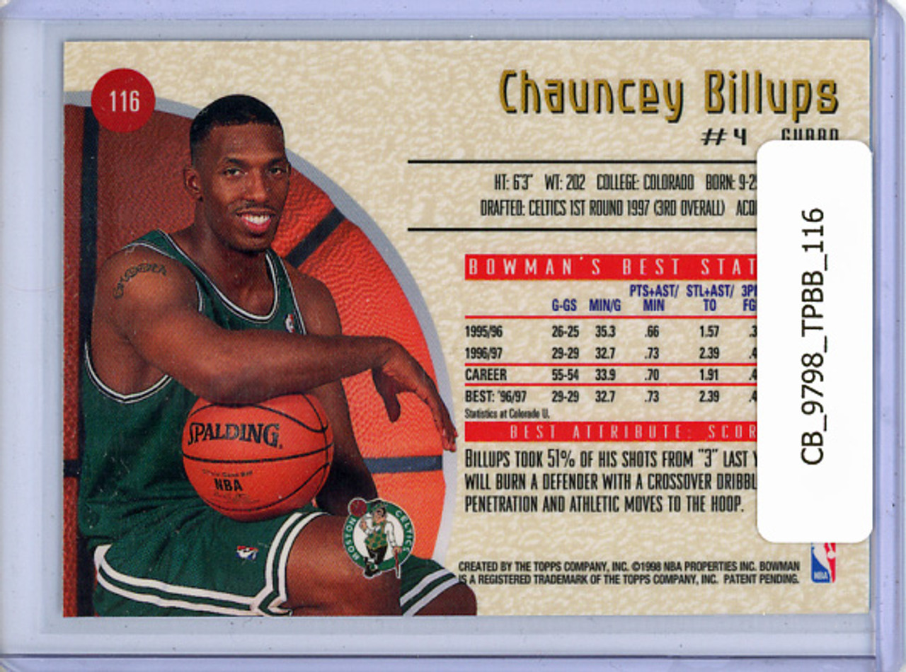 Chauncey Billups 1997-98 Bowman's Best #116