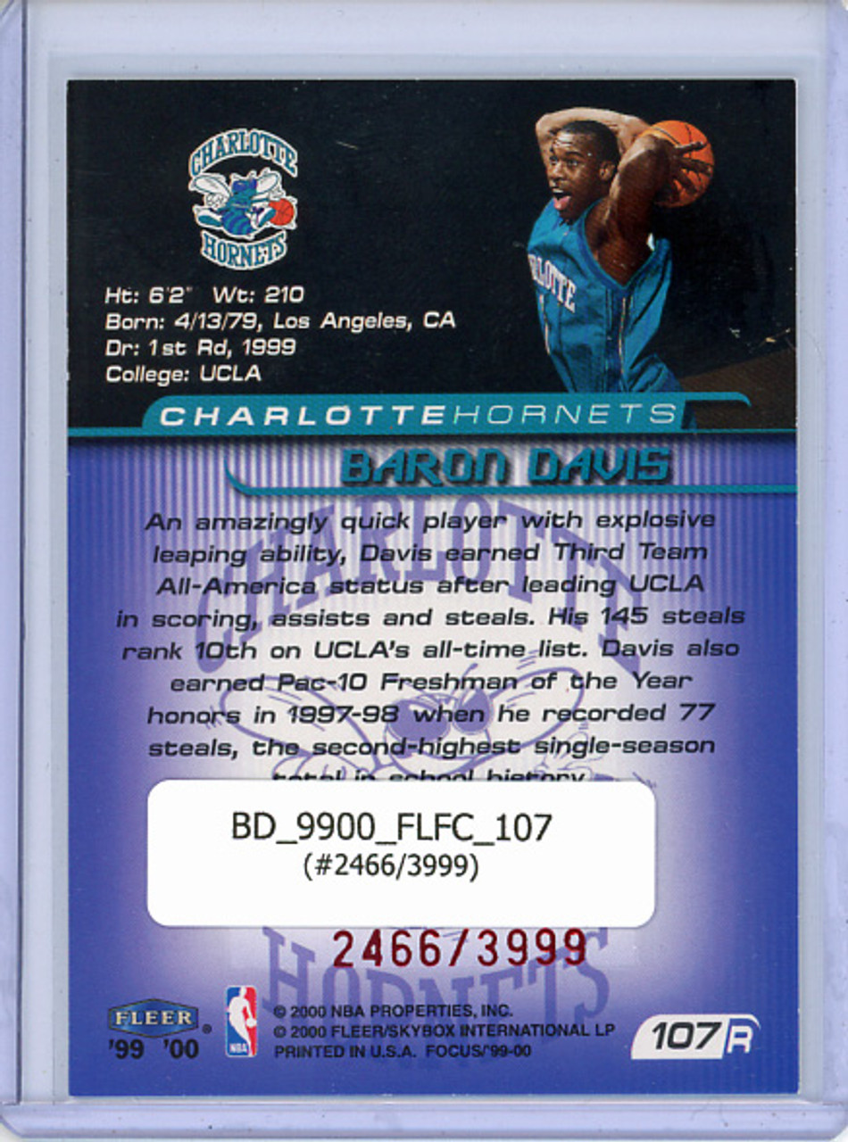 Baron Davis 1999-00 Focus #107 (#2466/3999)