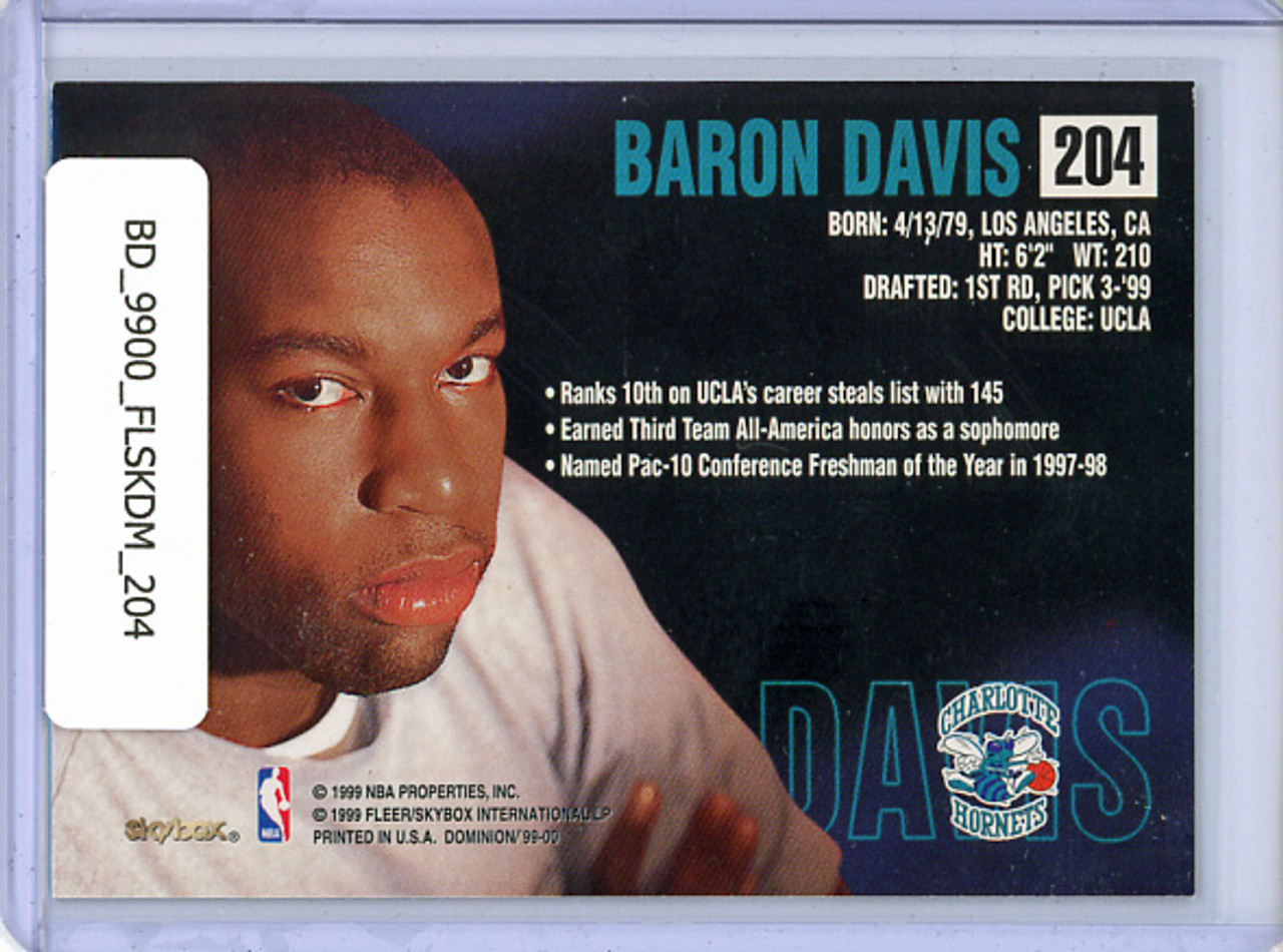 Baron Davis 1999-00 Skybox Dominion #204
