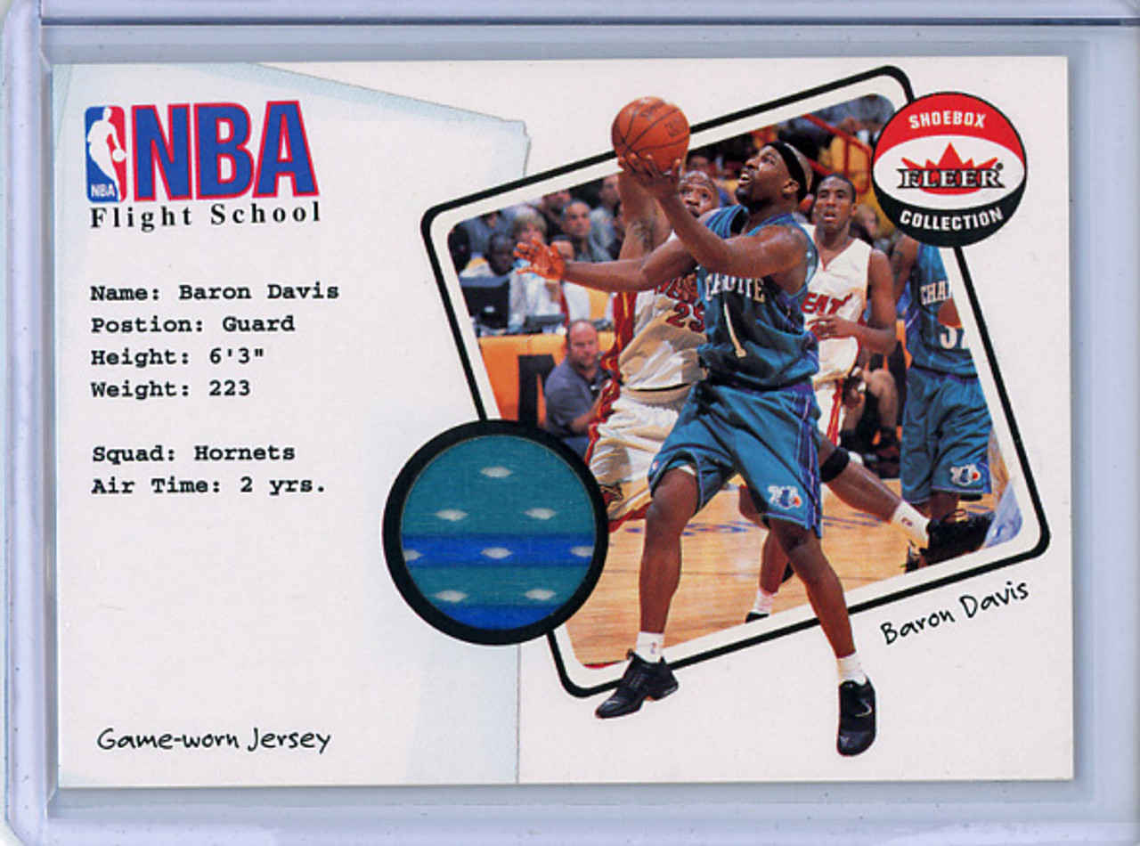 Baron Davis 2001-02 Shoebox Collection, NBA Flight School Cadet #4 (1)