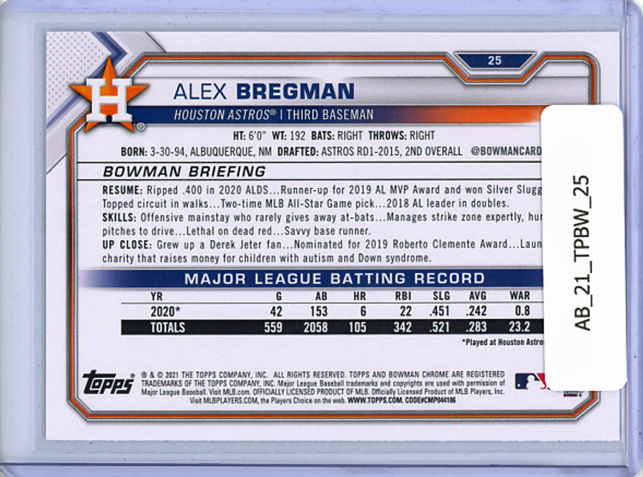 Alex Bregman 2021 Bowman #25