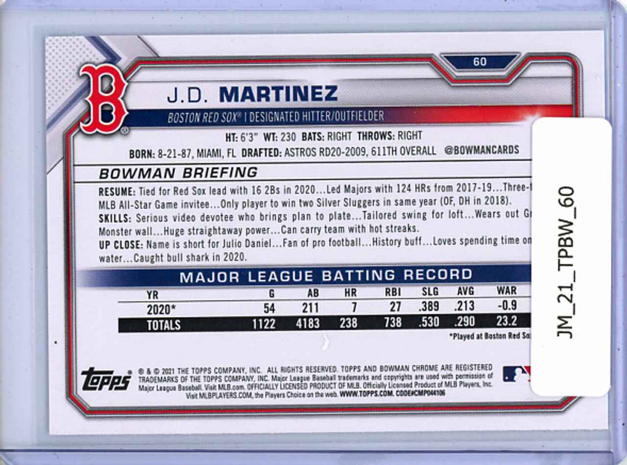 J.D. Martinez 2021 Bowman #60