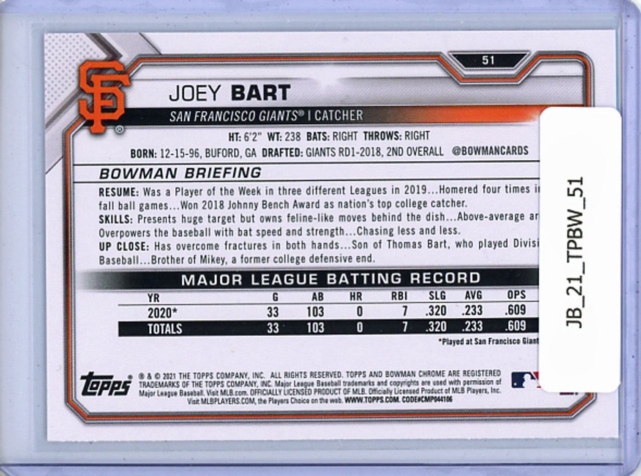 Joey Bart 2021 Bowman #51