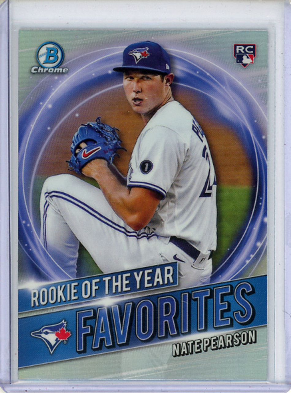 Nate Pearson 2021 Bowman Chrome, Rookie of the Year Favorites #RRY-NP