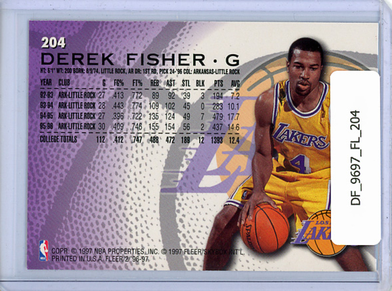 Derek Fisher 1996-97 Fleer #204