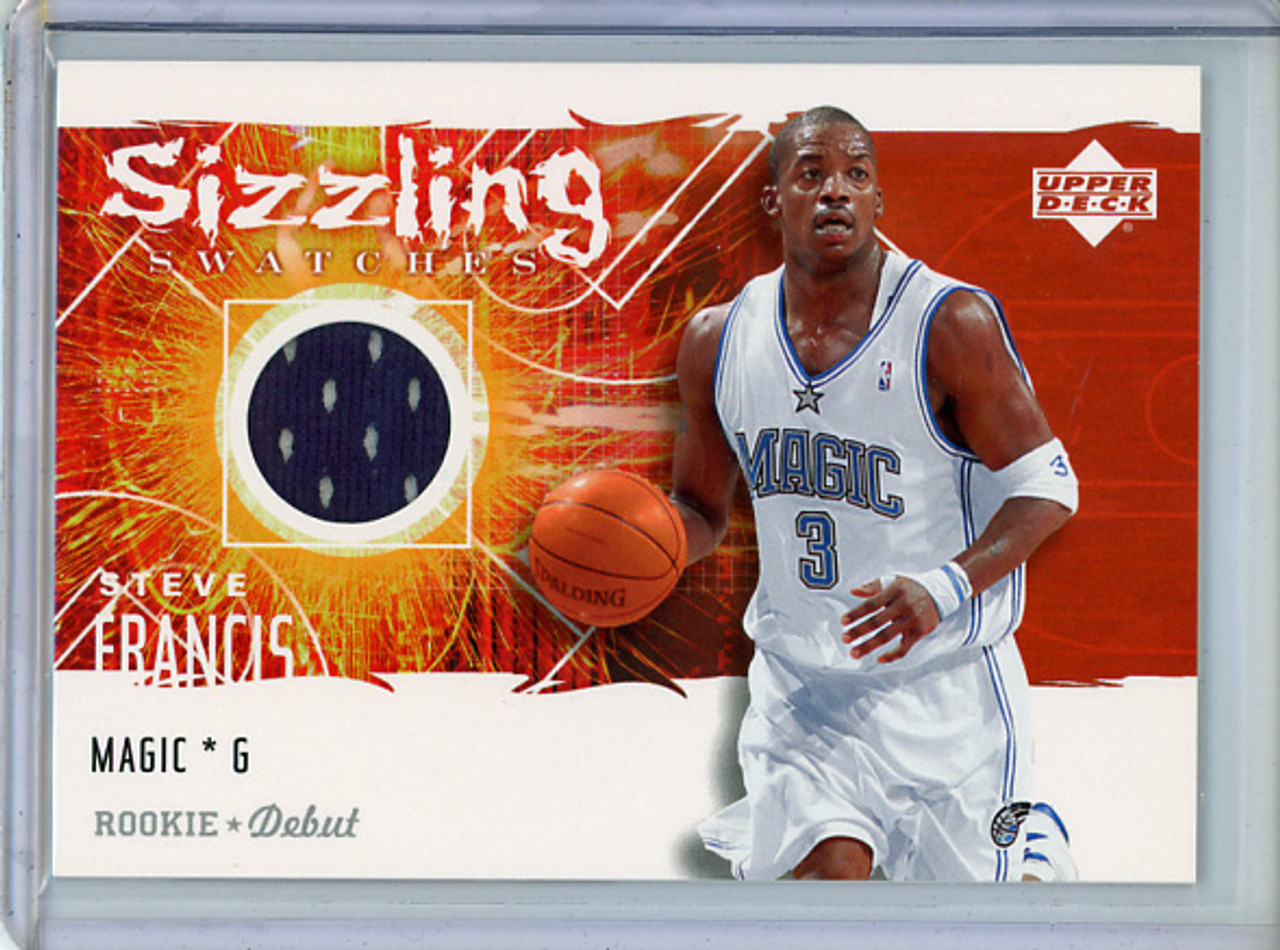 Steve Francis 2005-06 Rookie Debut, Sizzling Swatches #SS-SF (1)