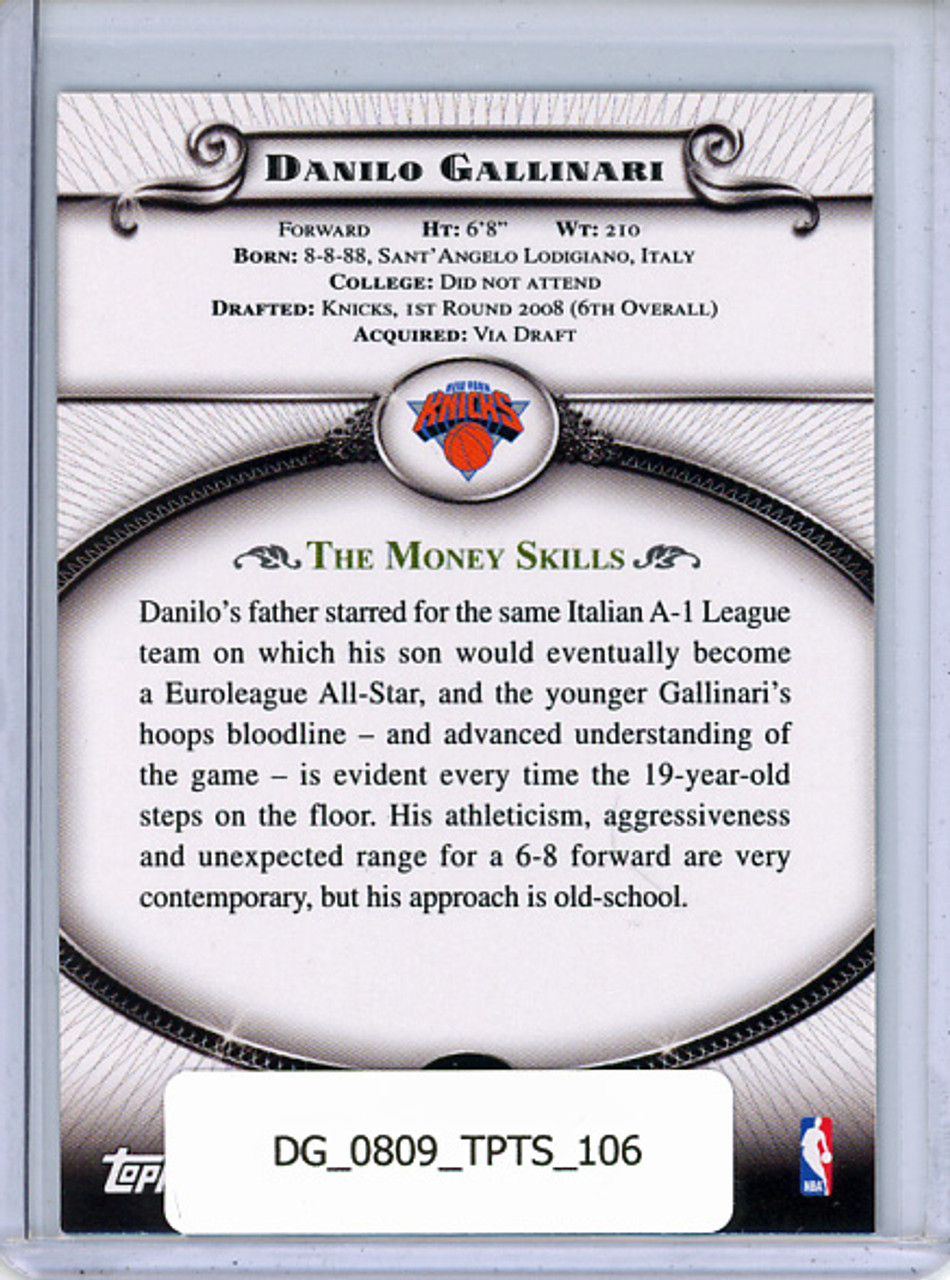 Danilo Gallinari 2008-09 Treasury #106