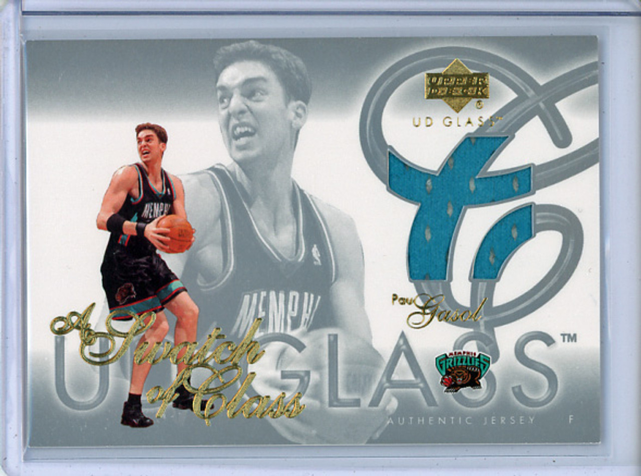 Pau Gasol 2003-04 Glass, Swatch of Class #SC-PG (1)