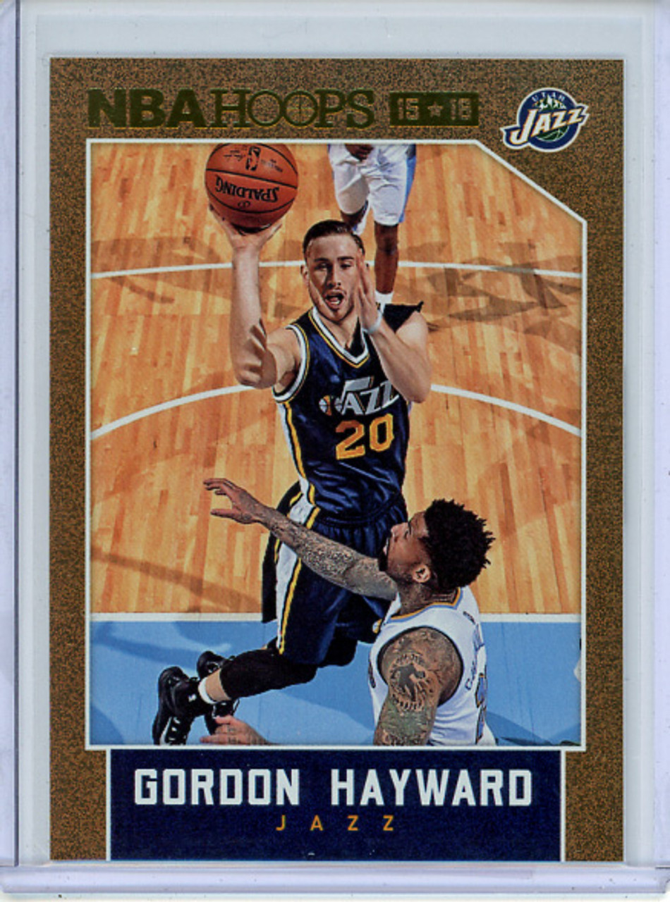 Gordon Hayward 2015-16 Hoops #91 Gold