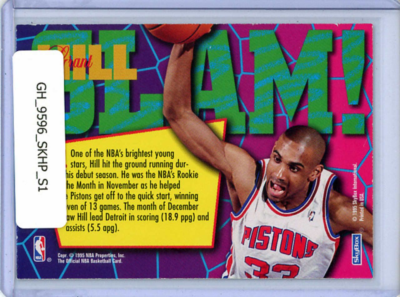 Grant Hill 1995-96 Hoops, Slams #S1 S-Card