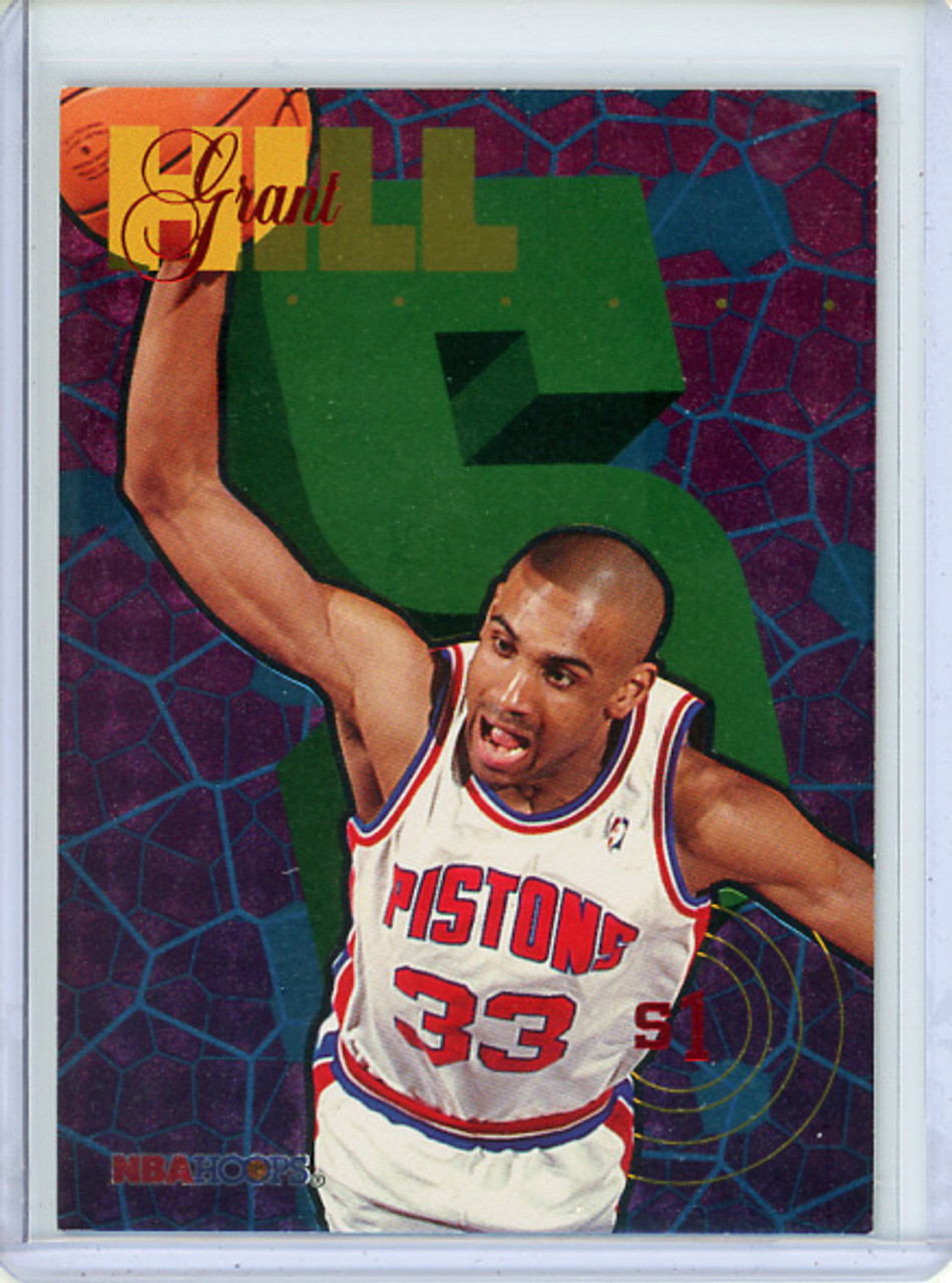 Grant Hill 1995-96 Hoops, Slams #S1 S-Card