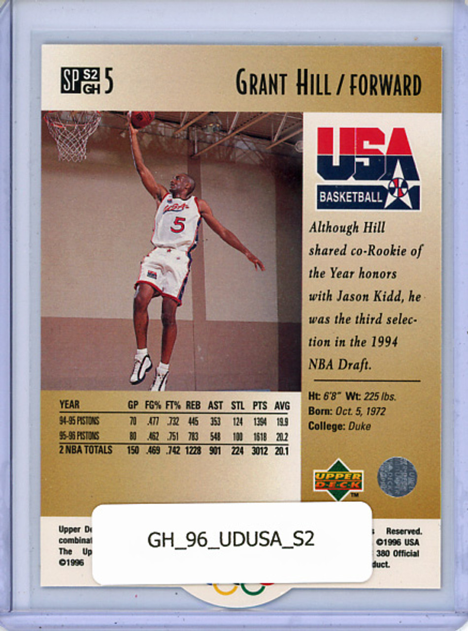 Grant Hill 1996 Upper Deck USA, Career Statistics #S2