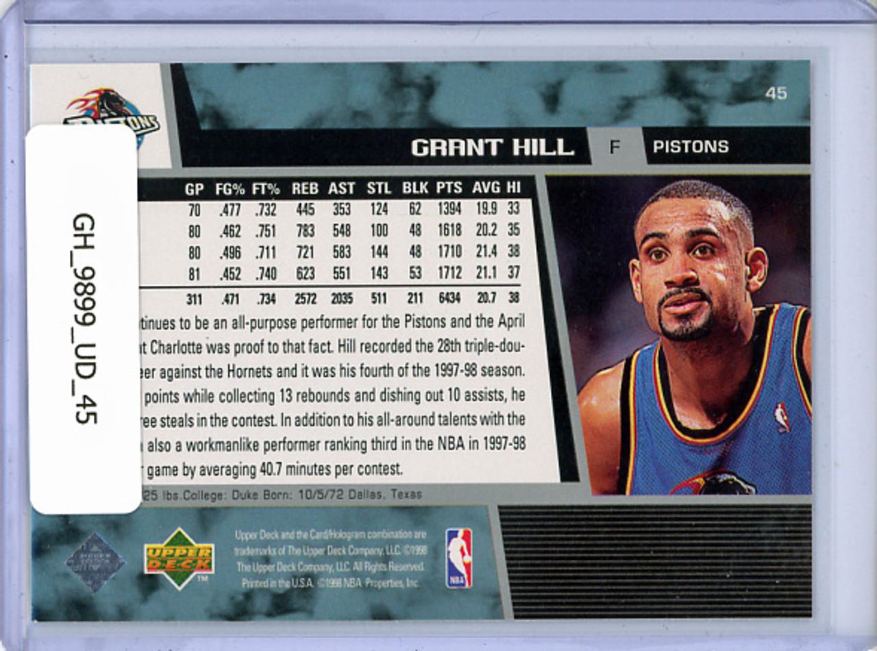 Grant Hill 1998-99 Upper Deck #45
