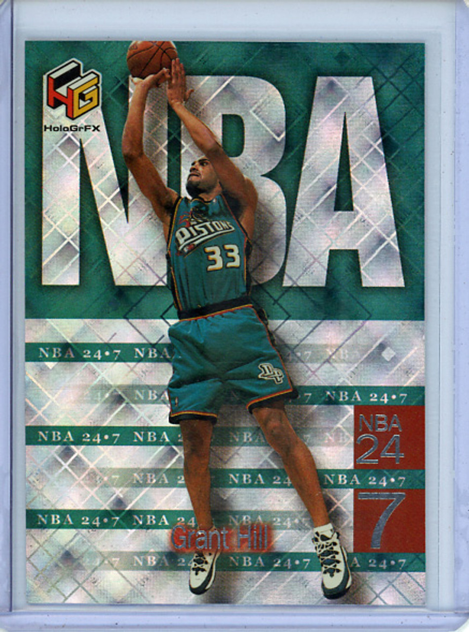 Grant Hill 1999-00 HoloGrFX, NBA 24-7 #N9