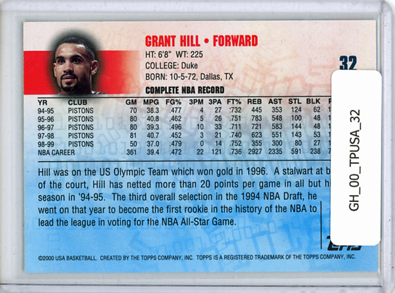 Grant Hill 2000 Topps USA #32