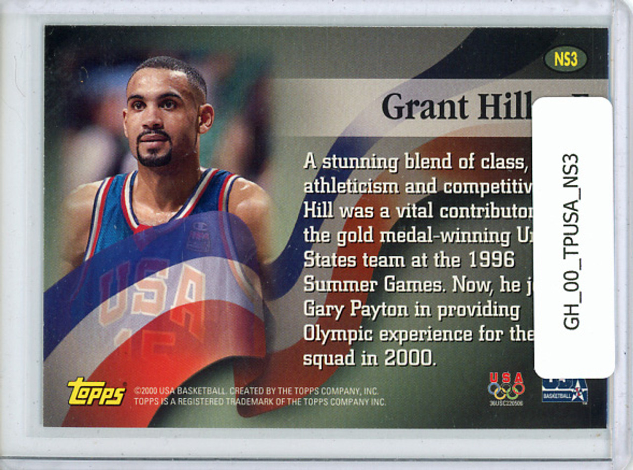 Grant Hill 2000 Topps USA, National Spirit #NS3
