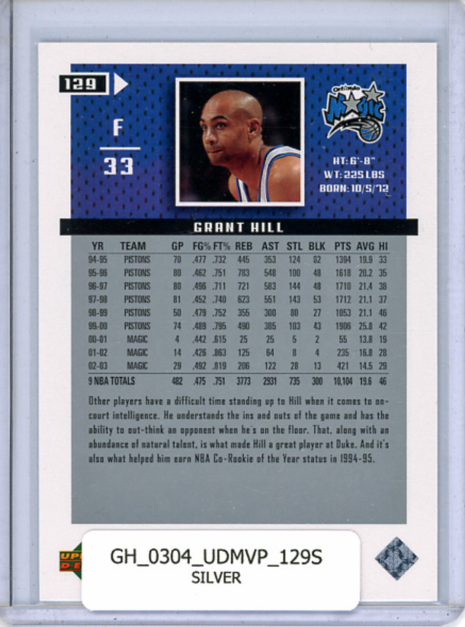 Grant Hill 2003-04 MVP #129 Silver