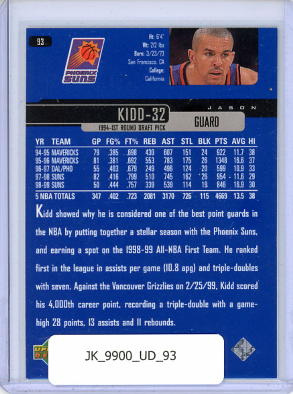 Jason Kidd 1999-00 Upper Deck #93