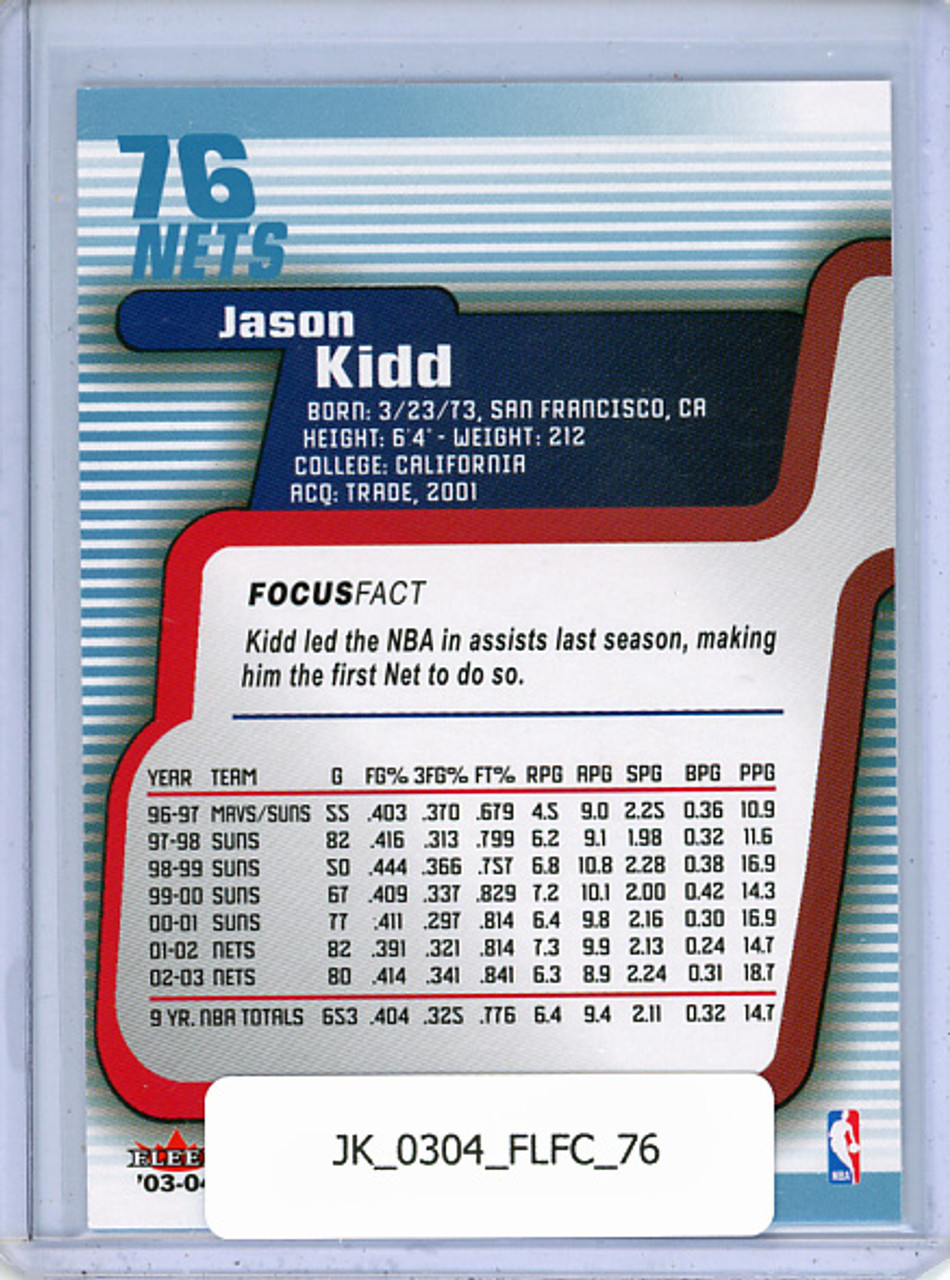 Jason Kidd 2003-04 Focus #76