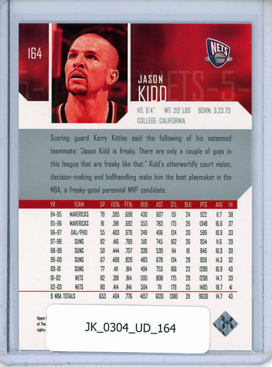 Jason Kidd 2003-04 Upper Deck #164