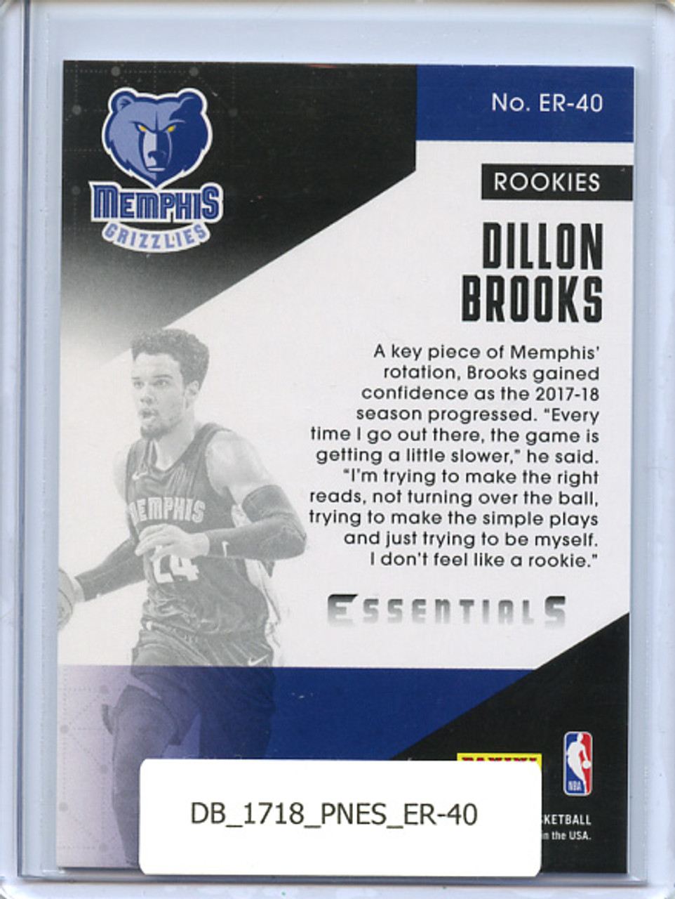 Dillon Brooks 2017-18 Essentials, Essential Rookies #40