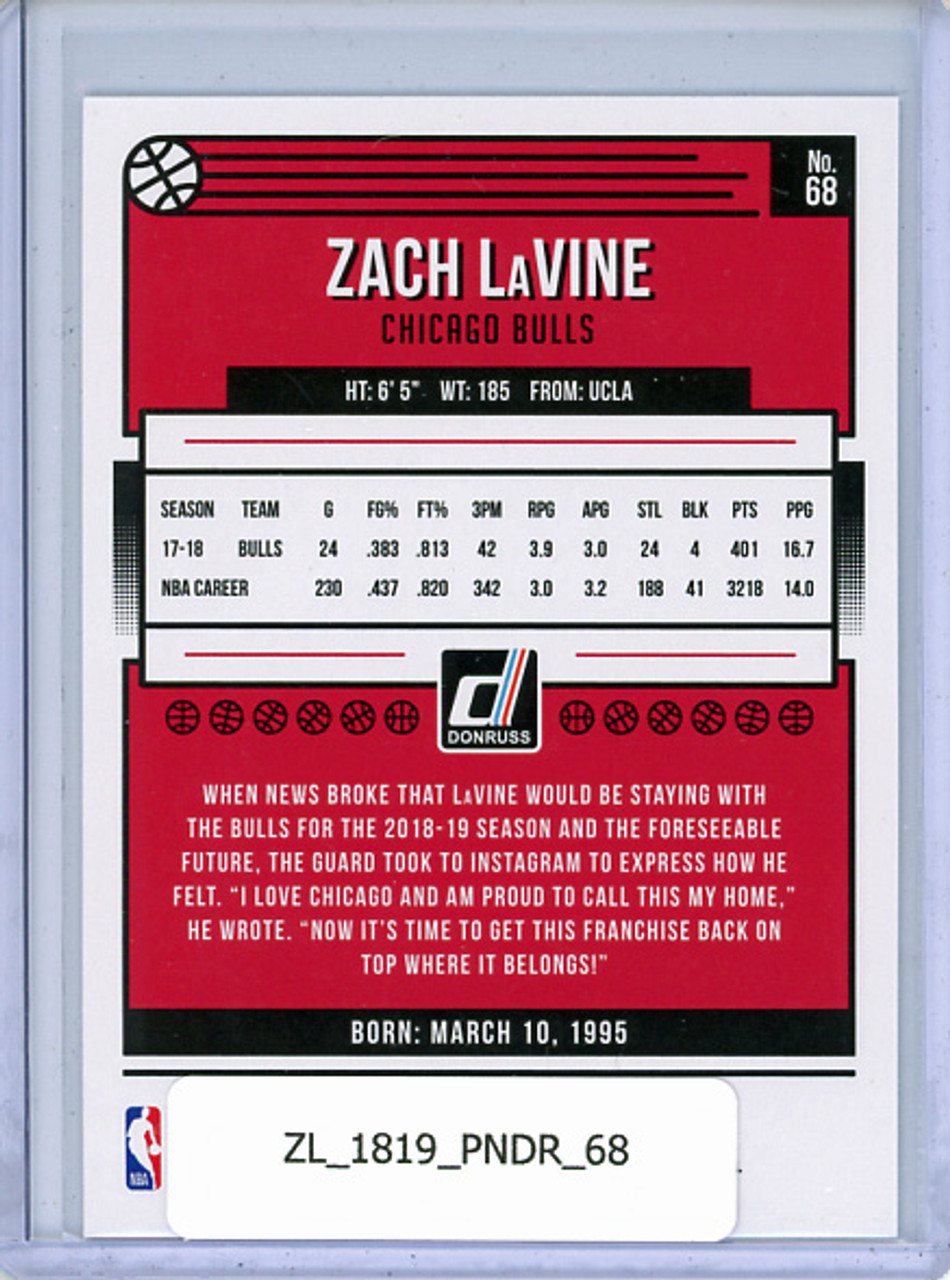 Zach LaVine 2018-19 Donruss #68