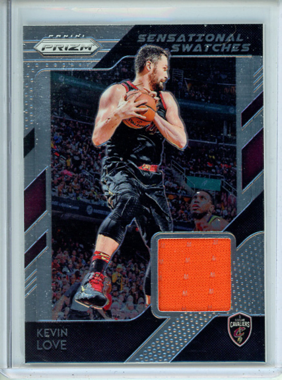 Kevin Love 2018-19 Prizm, Sensational Swatches #55 (2)