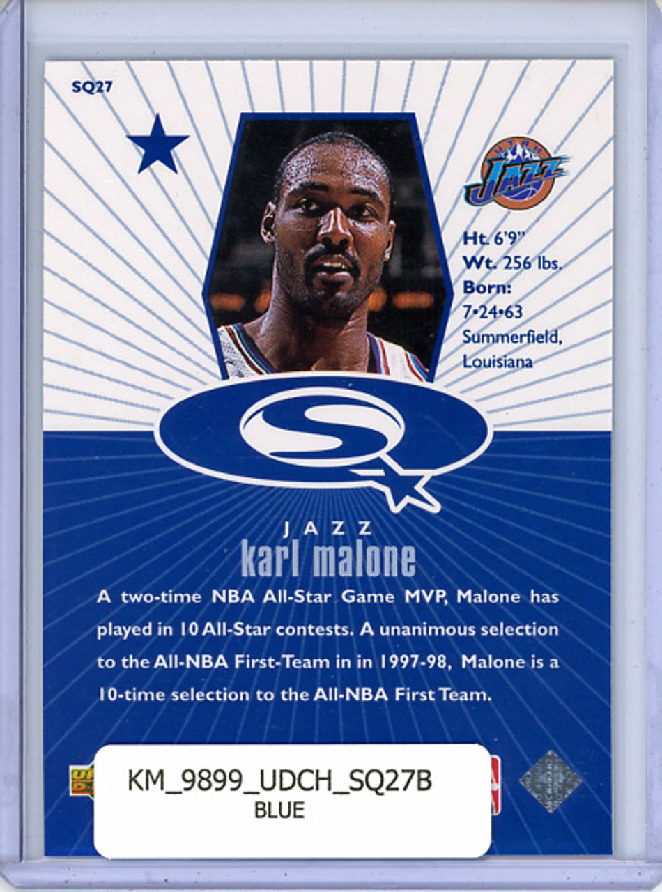 Karl Malone 1998-99 Choice, Starquest #SQ27 Blue