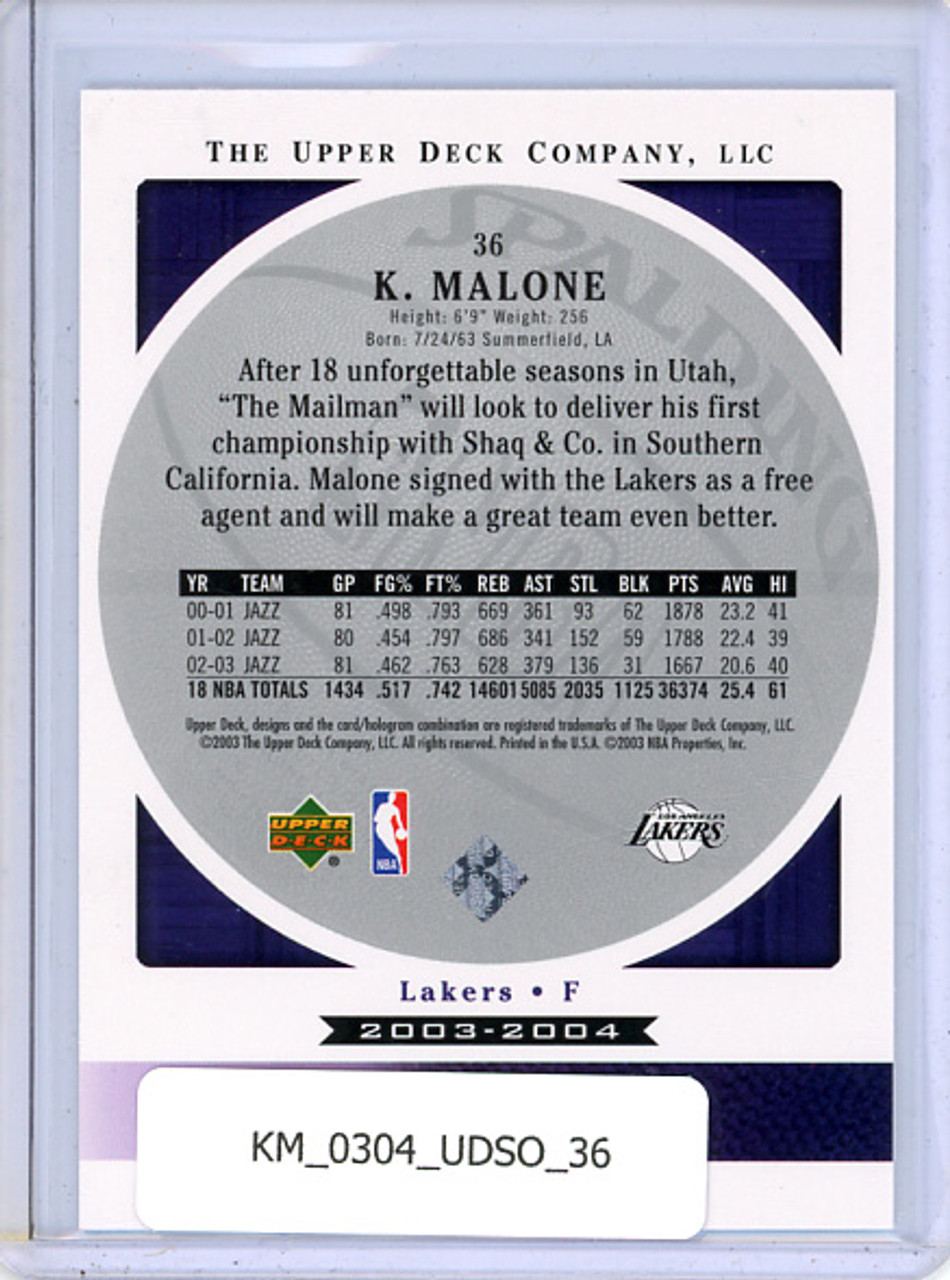 Karl Malone 2003-04 Standing O #36