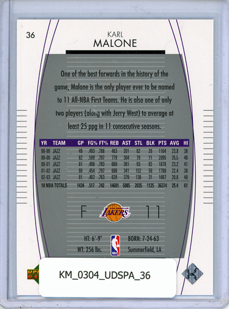 Karl Malone 2003-04 SP Authentic #36