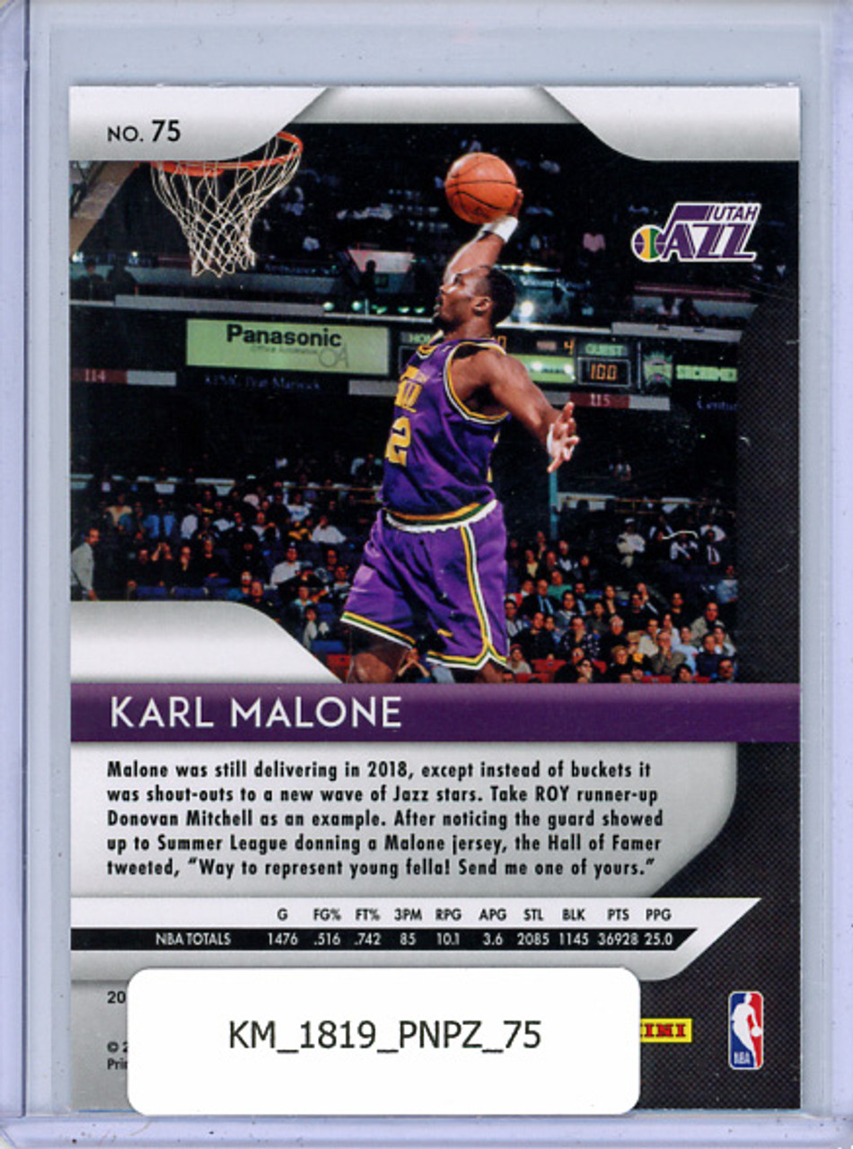 Karl Malone 2018-19 Prizm #75