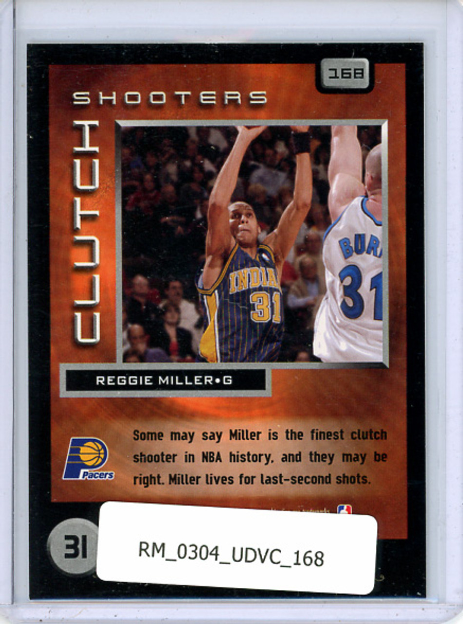 Reggie Miller 2003-04 Victory #168 Clutch Shooters