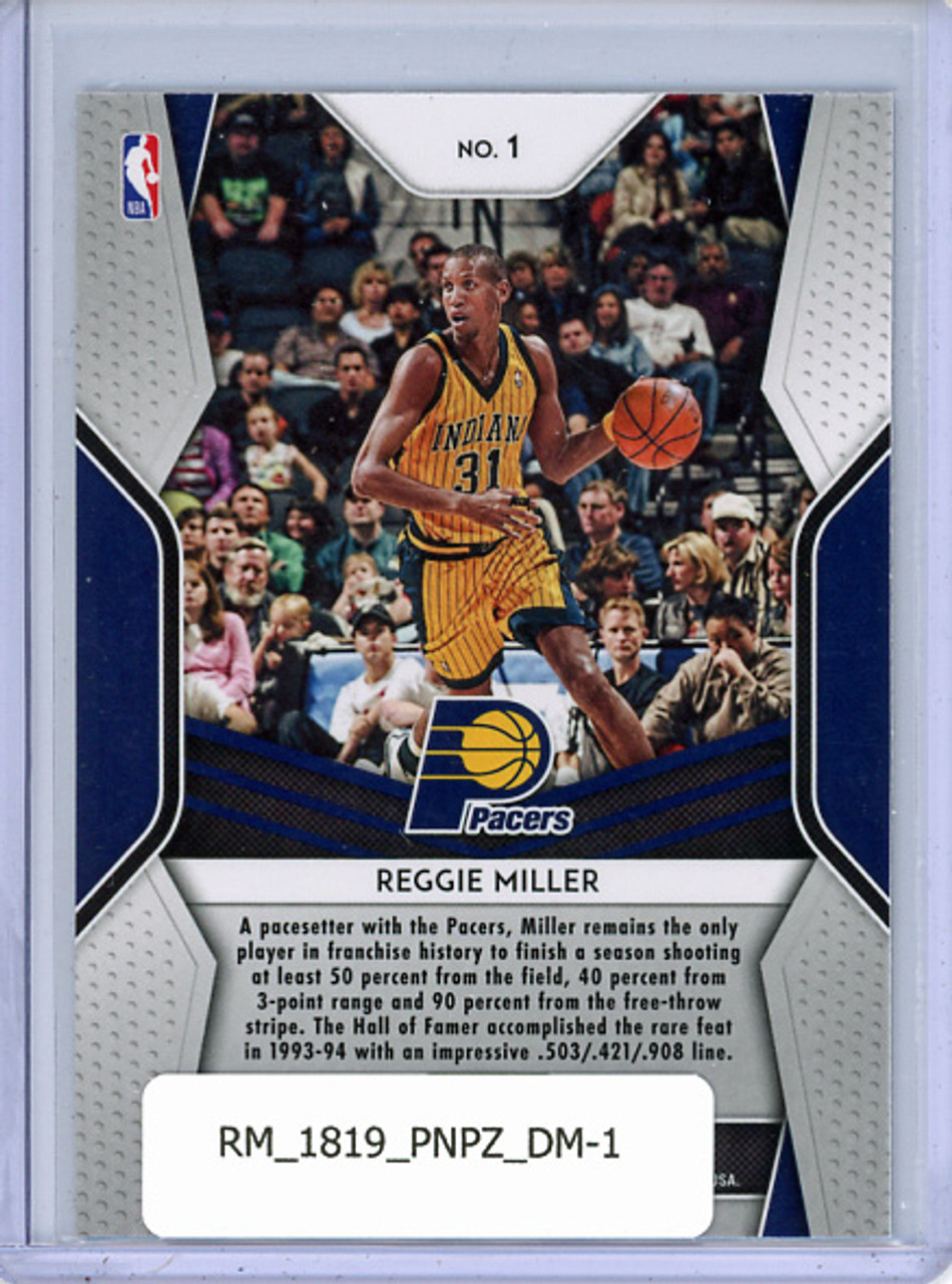 Reggie Miller 2018-19 Prizm, Dominance #1